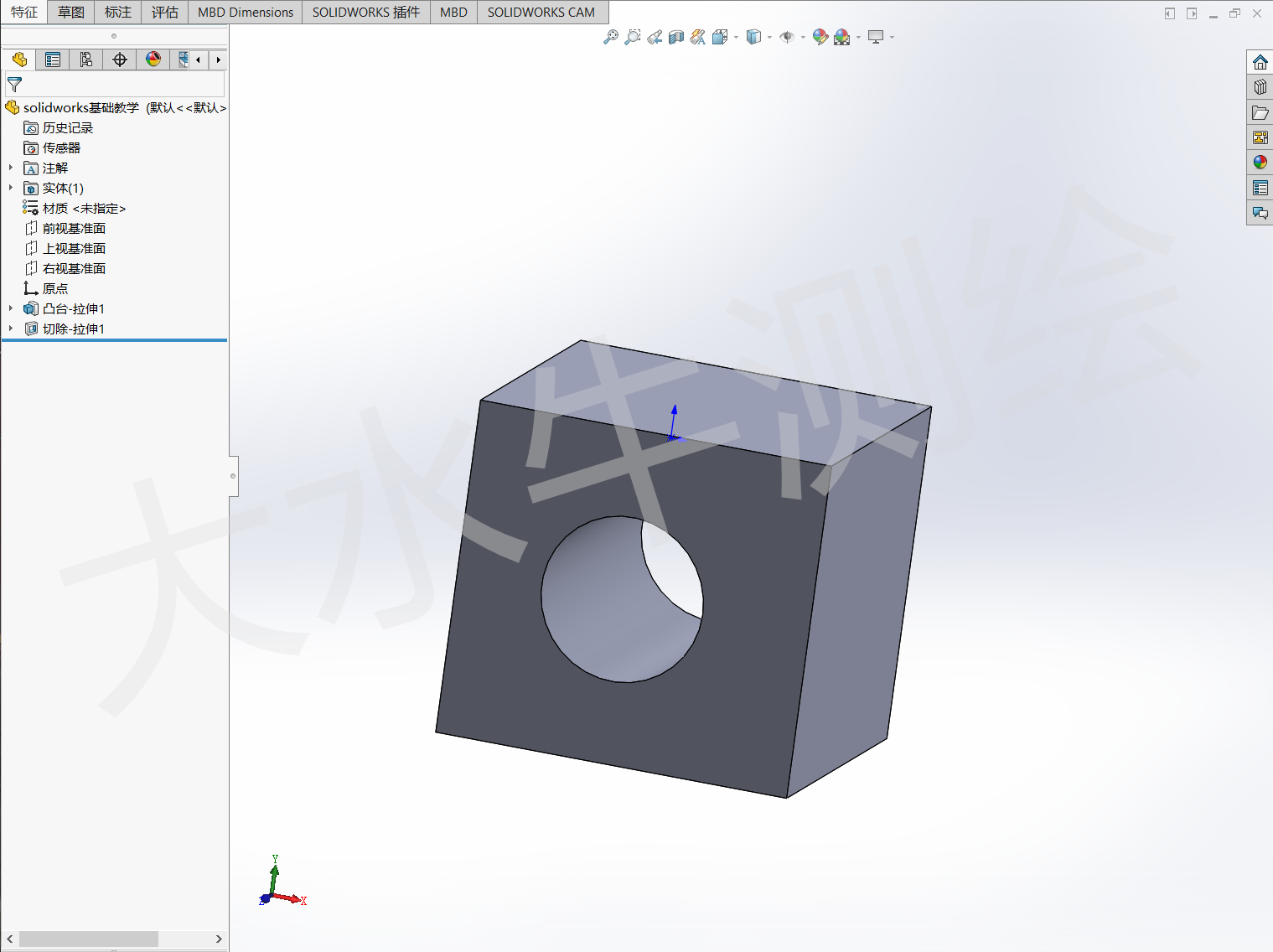 Solidworks基础教学丨（4）视图状态基础操作