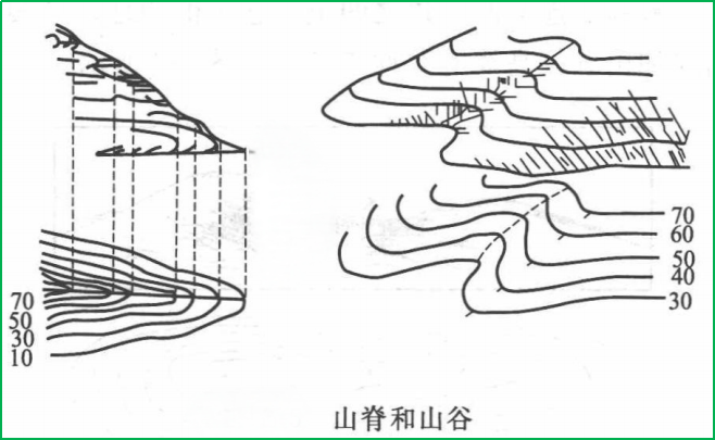 赛维板报|典型的等高线及等高线特点！