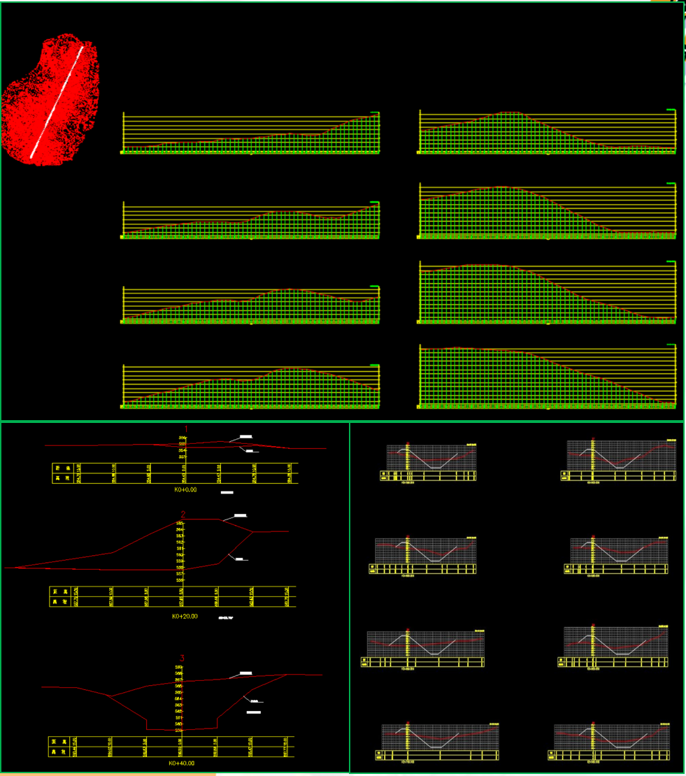 赛维板报|路线横断面测量绘图!